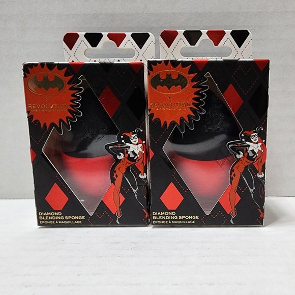 X Revolution Harley Quinn Group -  Cosmetic Bag, 2 Blending Sponges & Eyeshadow - Picture 6 of 11